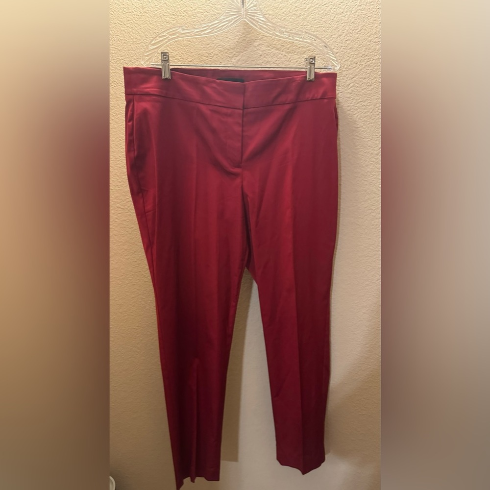 Beautiful red Talbot slacks size 14.  Materials listed on tag
